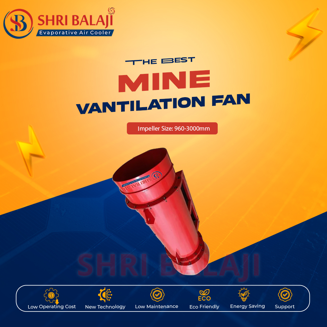 Mine vantilation fan 