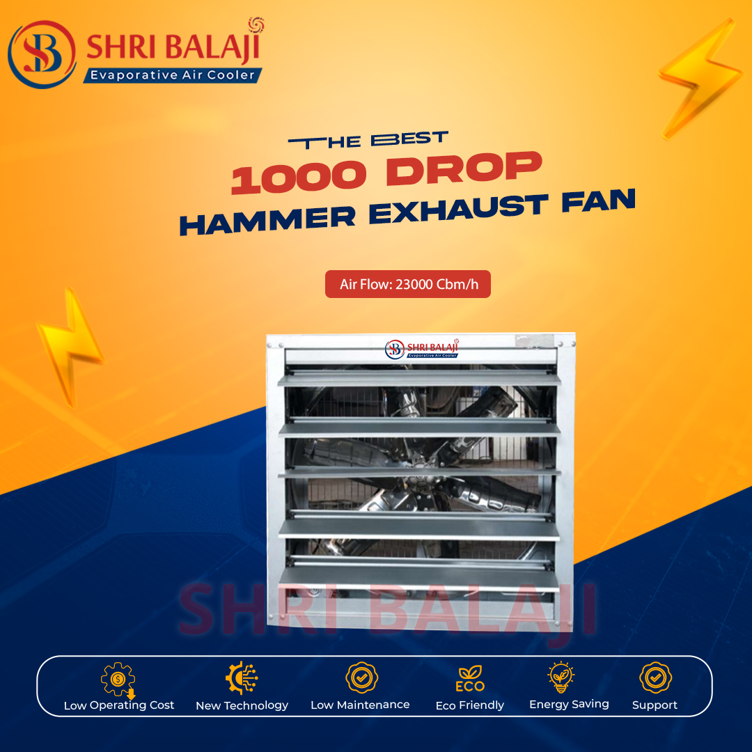 1000 Drop Hammer Exhaust Fan